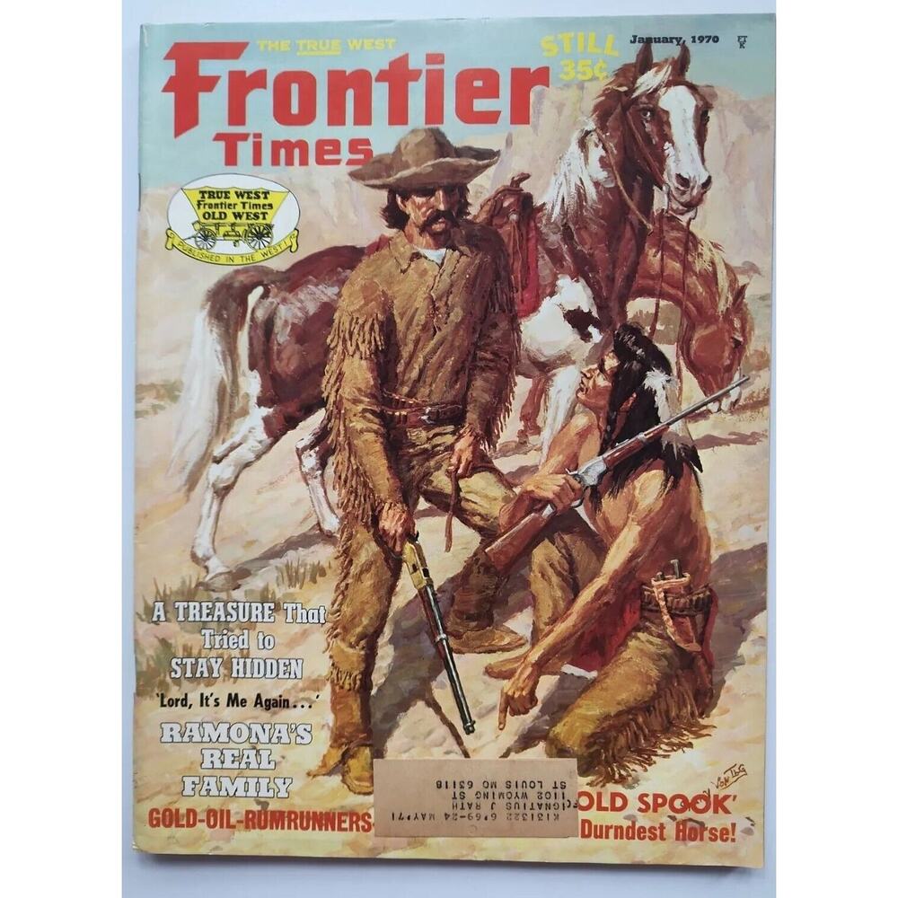 Frontier Times Vintage Magazine Jan 1970 Treasure That Tried to Stay Hidden M138